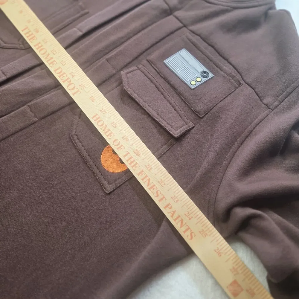 Star Wars Galaxy’s Edge Resistance Rebel Jacket Brown Disney World Size XL